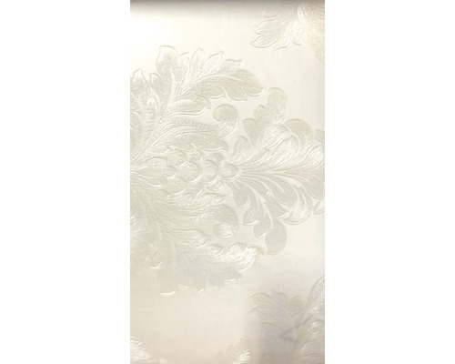 Detail strukturované tapety s květinovým vzorem