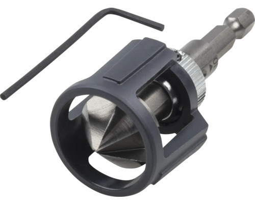 Záhlubník Wolfcraft s omezením hloubky Ø 20 mm, 4390000 Odstraňovač poškozených šroubů a matic s imbusovým klíčem