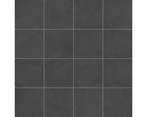 Obdélníkové tmavé dlaždice tvořící pravidelný vzor