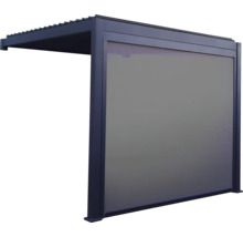 Pergola s boční stěnou pro venkovní použití