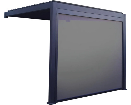 Pergola s boční stěnou pro venkovní použití