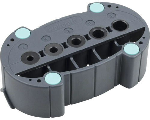 Mobilní vrtací pomůcka Wolfcraft ACCUMOBIL Kolíková vrtací šablona od společnosti Wolfcraft