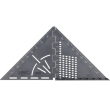 Hliníkový úhloměr se stupnicí