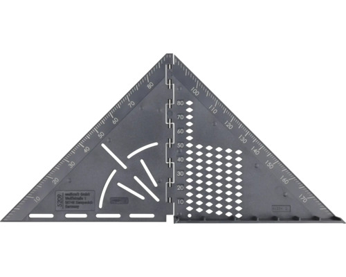 Hliníkový úhloměr se stupnicí