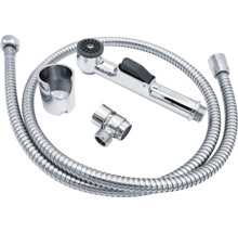 Bidetová sprchová souprava s hadicí, držákem a T-kusem