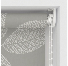 Roleta se vzorem listů a řetízkovým ovládáním