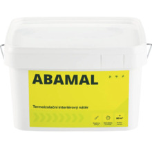 Tepelně izolační interiérová barva ABAMAL v bílém kbelíku