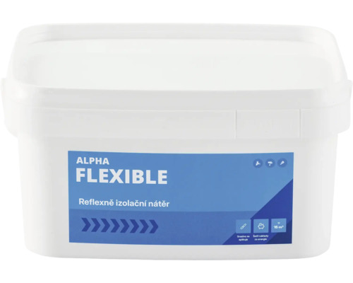 Kbelík s reflexním izolačním nátěrem Alpha Flexible