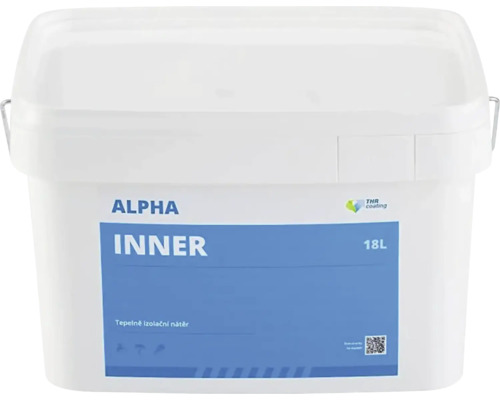 Tepelně izolační nátěr ALPHA INNER 18 l Kbelík s 18 litry interiérové barvy Alpha pro vnitřní použití