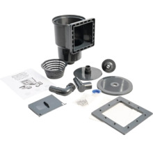 Sada skimmeru k bazénu s různými díly