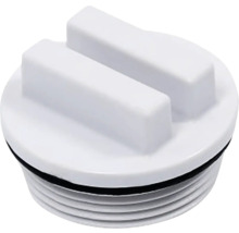Bílá plastová závitová zátka