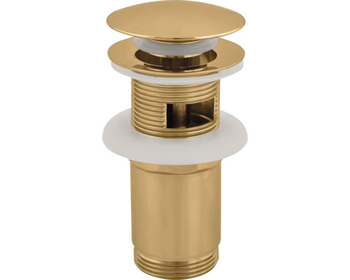 Umyvadlová zátka z kovu