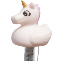 Ukazatel teploty do koupelny v designu jednorožce