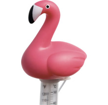 Plameňákový bazénový teploměr pro měření teploty vody