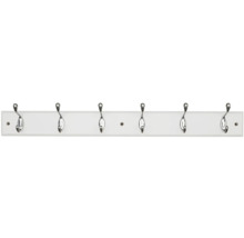 Šatní panel se šesti háčky pro montáž na stěnu