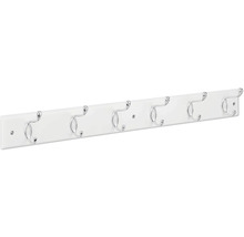 Nástěnná věšáková lišta s pěti háčky