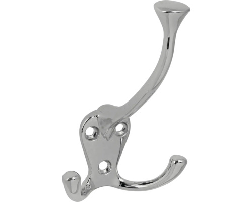 Věšák Katany, chrom Kovový nástěnný věšák na oblečení