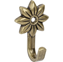 Dekorativní háček ve tvaru květu pro montáž na stěnu