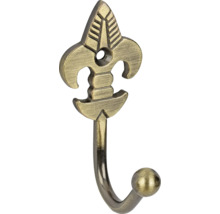 Dekorativní věšák na šaty s motivem lilie