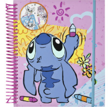Zápisník s motivem Stitch a spirálovou vazbou