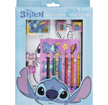 Kreativní sada Disney Stitch s poznámkovým blokem, tužkami, gumami a ořezávátkem