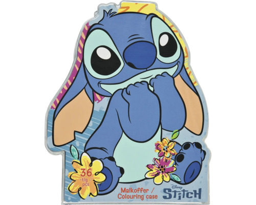 Kufřík s omalovánkami Stitch s 36 díly
