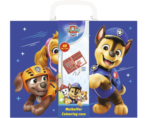 Kufřík s omalovánkami Paw Patrol, 40 dílů