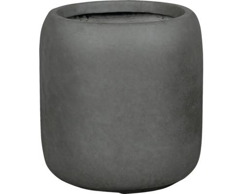 Šedý květináč pro vnitřní i venkovní použití