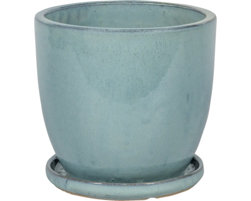 Keramický květináč s podšálkem