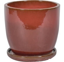 Keramický květináč s podšálkem