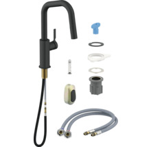 Kuchyňská baterie s příslušenstvím a připojovacími hadicemi