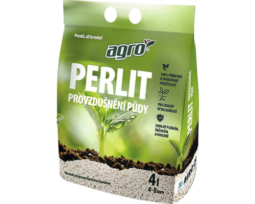 Agro Perlit pro zlepšení půdy v 4litrovém balení
