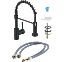 Kuchyňská baterie s hadicí a montážním příslušenstvím