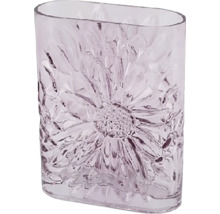 Skleněná váza s květinovým vzorem