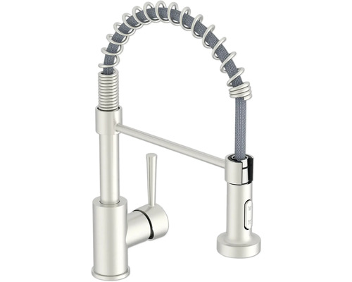 Kuchyňská baterie s flexibilním výtokem a pákovou baterií