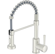 Kuchyňská baterie se spirálovou pružinou a výsuvnou sprchou