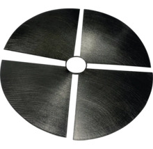 Kulatý kryt s centrálním otvorem a výřezy ve tvaru čtvrtkruhu