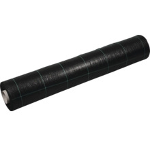 Role netkané textilie proti plevelu s liniemi značení