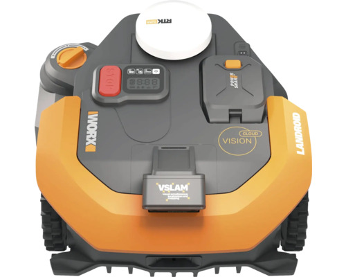 Robotická sekačka Worx Landroid pohled shora