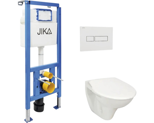 Předstěnový instalační prvek s ovládacím panelem a závěsným WC