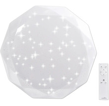 Stropní svítidlo ve fasetovém vzhledu s rádiovým dálkovým ovládáním