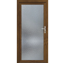 Dveře s dřevěným rámem a ornamentálním sklem