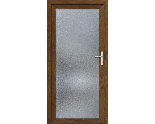 Dveře s dřevěným rámem a ornamentálním sklem