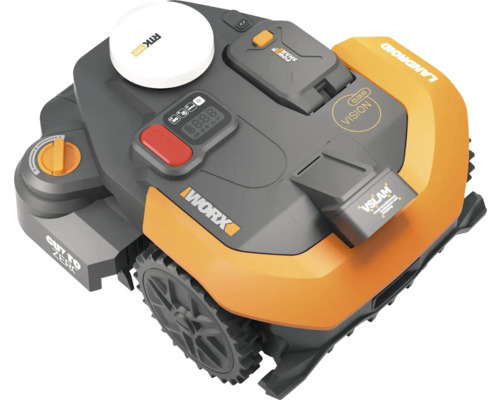 Robotická sekačka Worx Landroid s modulem RTK pro přesnou navigaci
