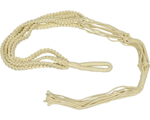 Makramé závěs na květiny z provazu