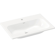 Keramické umyvadlo s otvorem pro kohoutek a přepadem