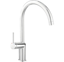 Kuchyňská baterie z kovu s vysokým výtokem