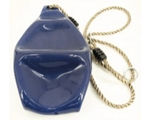 Modrá píšťalka na psy s lankem