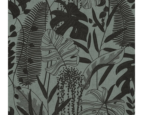 Tapeta se vzorem listů džungle