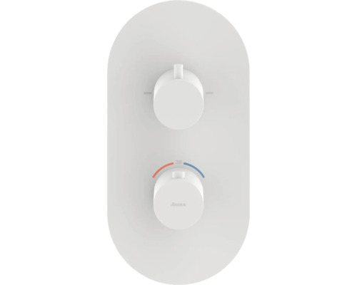 Termostatická baterie se dvěma otočnými knoflíky a omezením teploty na 38 stupňů